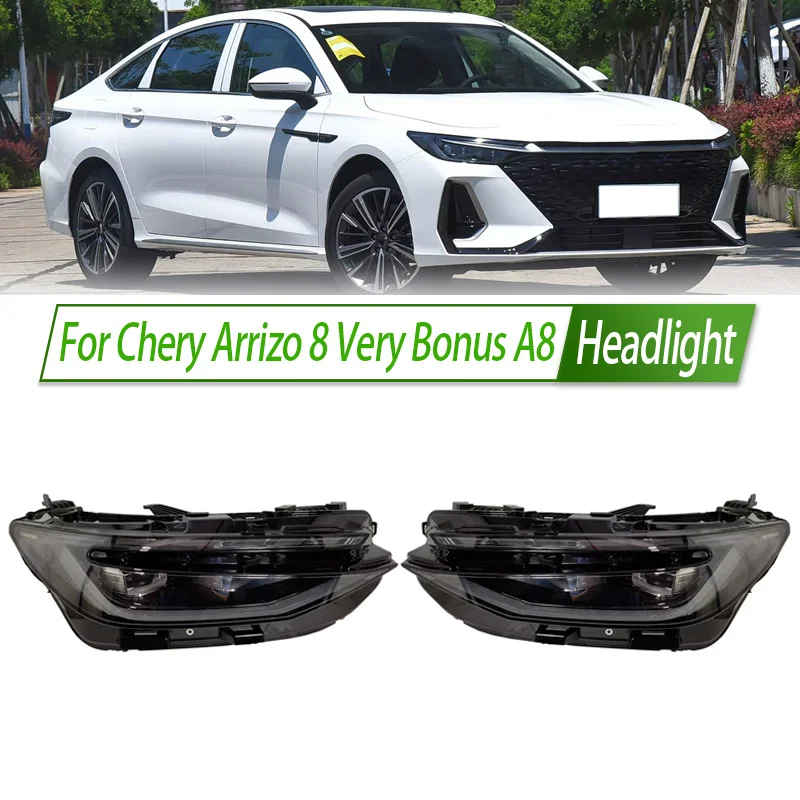 

Для Chery Arrizo 8, очень бонусная галогенная фара A8, замена лампы передней фары в стиле OEM, замена Plug & Play