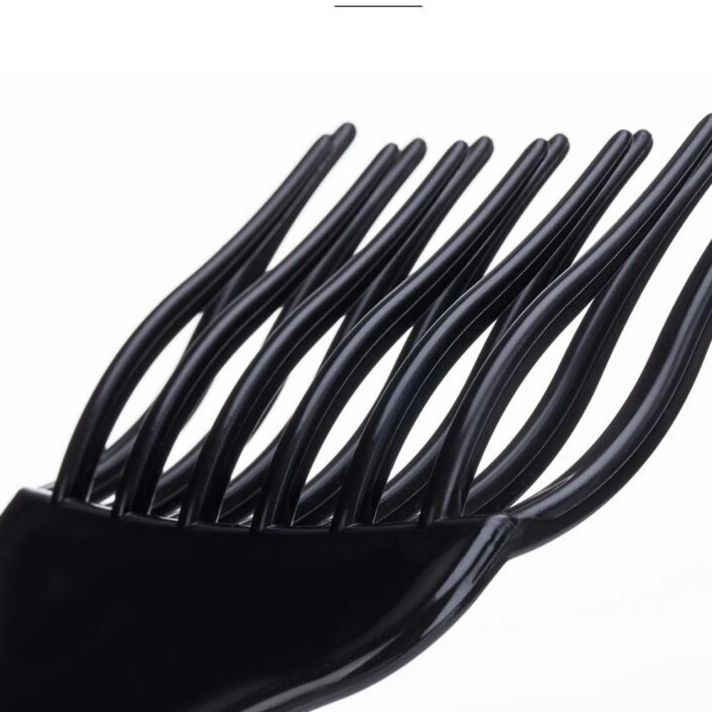 

2pcs Tooth Rake For Men Long Thick Hair Wide Tooth Rake Comb Detangling Styling Tool Hairdressing Comb Black