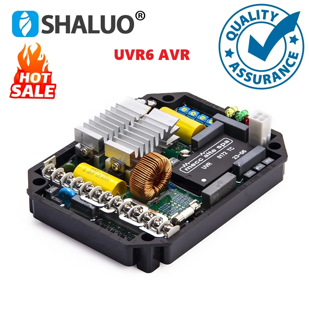 

Автоматический регулятор напряжения Mecc Alte Spa UVR6 AVR, стабилизатор генератора, генератор переменного тока, однофазный регулятор