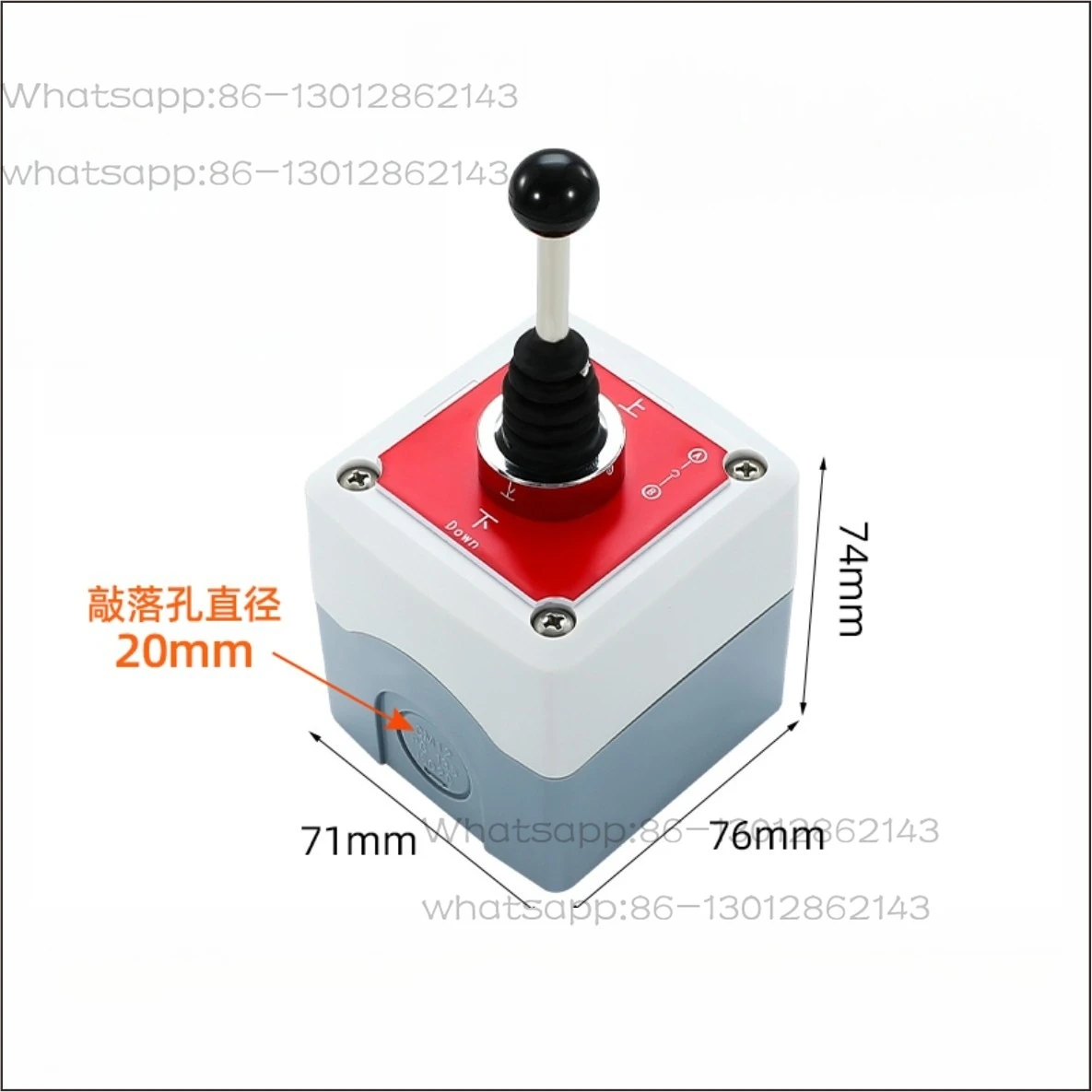 Switch control box rise and fall lever four direction motor forward and reverse lift switch