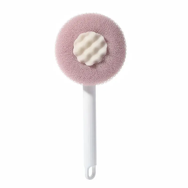 Щетка для душа с длинной ручкой, губка, пенопластовая присоска, не дисперсия, шарик для душа, протирка грязи, протирка назад