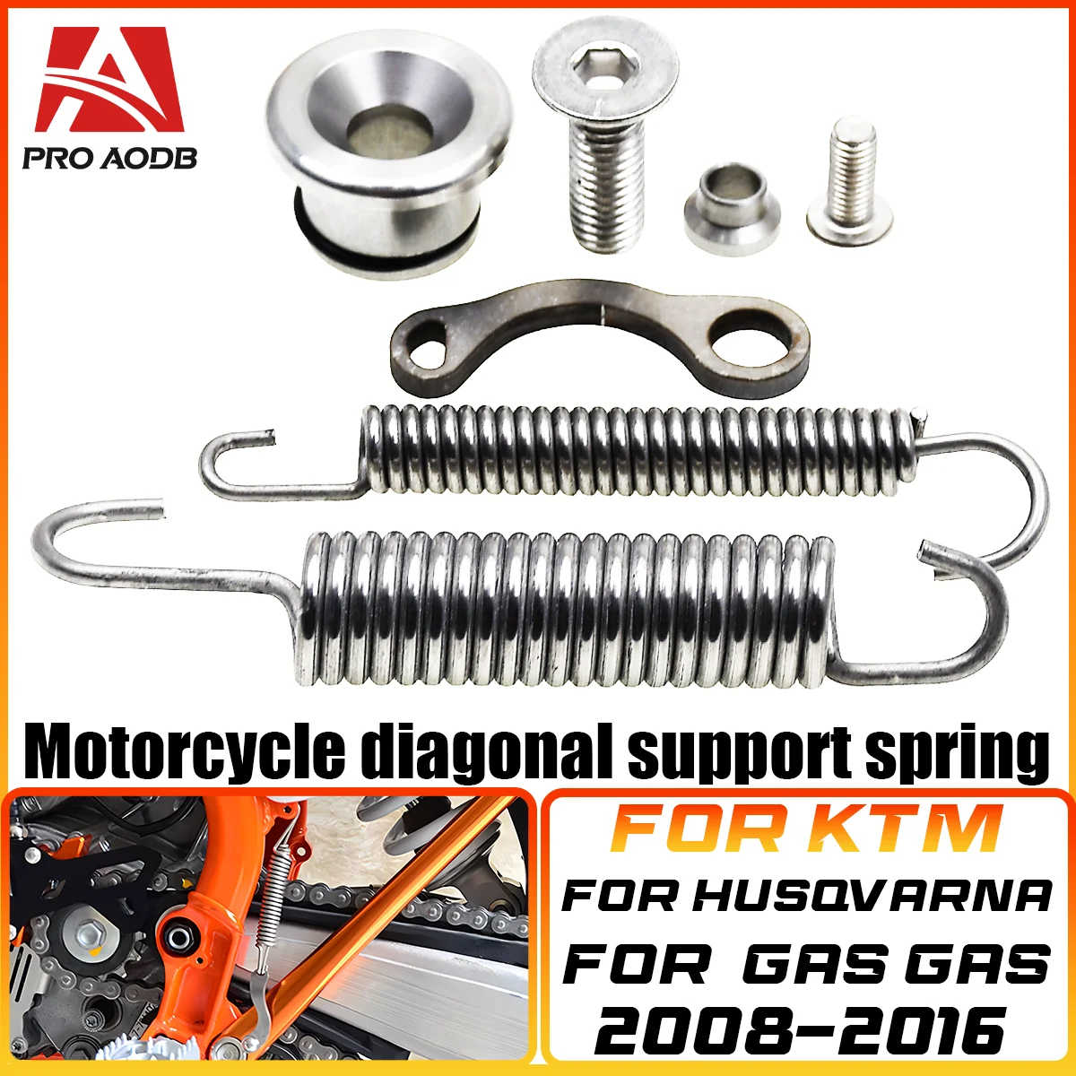 

Kickstand Motorcycle Side Stand Spring Bolts Kit For KTM EXC EXC-F XC XC-F XC-W XCF-W 250 350 450 530 Husqvarna Husaberg TE FE