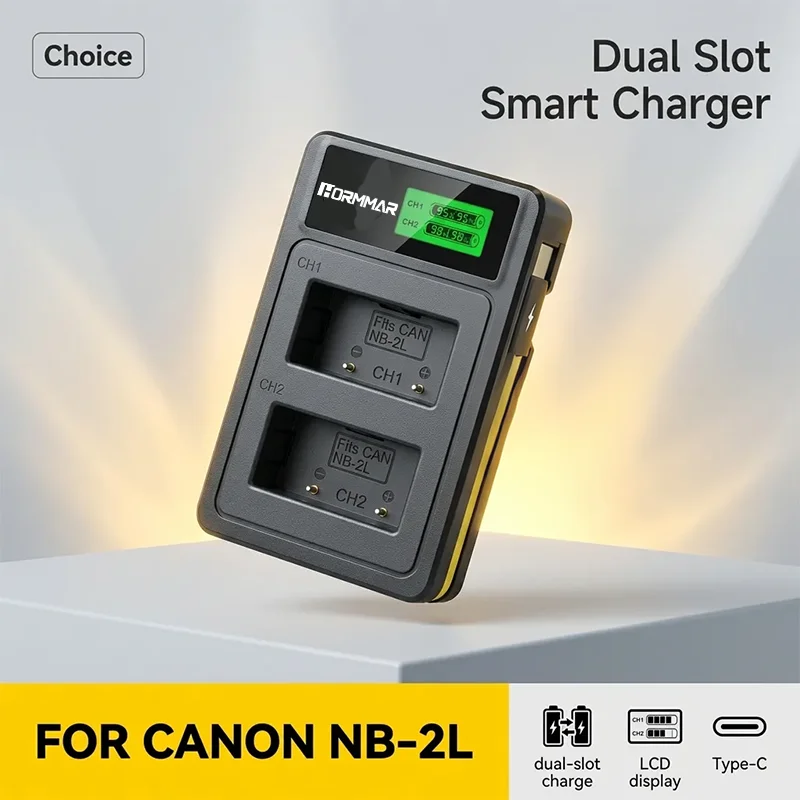 Cargador USB de Batería NB-2L NB2L para Cámaras Digitales CANON EOS 350D 400D Rebel XT XTi NB-2LH NB2LH PowerShot G7 S60 VIXIA HV20 ZR850 ZR960