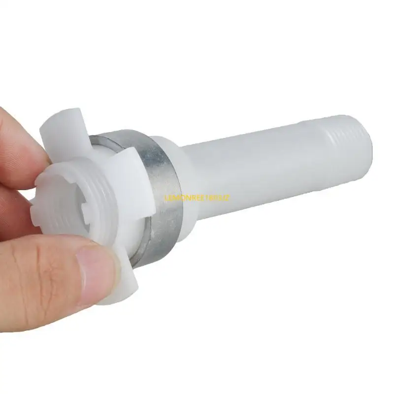 N58C Multifunction Bathtub Spout Adapter Includes Extension Nipple & Reducer Efficient 4 in 1 Tub Faucet Spout Adapter for