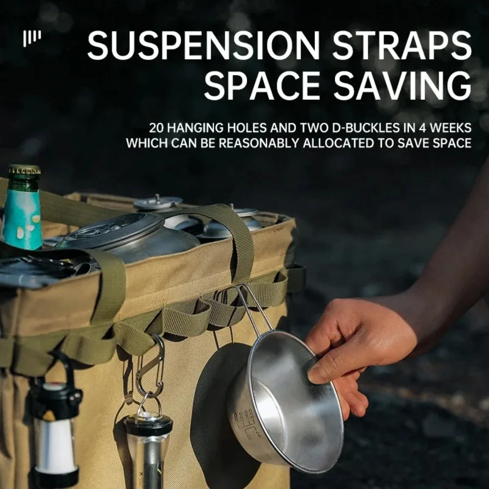 Outdoor Tool Storage Box Camping Storage Storage Bag Large-capacity Multifunctional Tote Bag Storage Picnic Finishing Bag