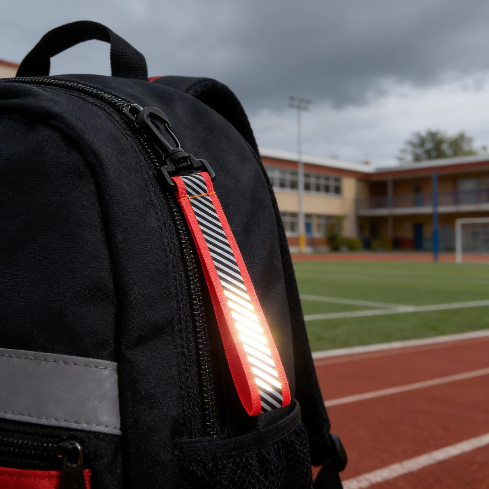 

8Pcs Reflective Keychain Safety Reflector High Visibility Double Sided Reflective Bands for Backpack Running Cycling Camping