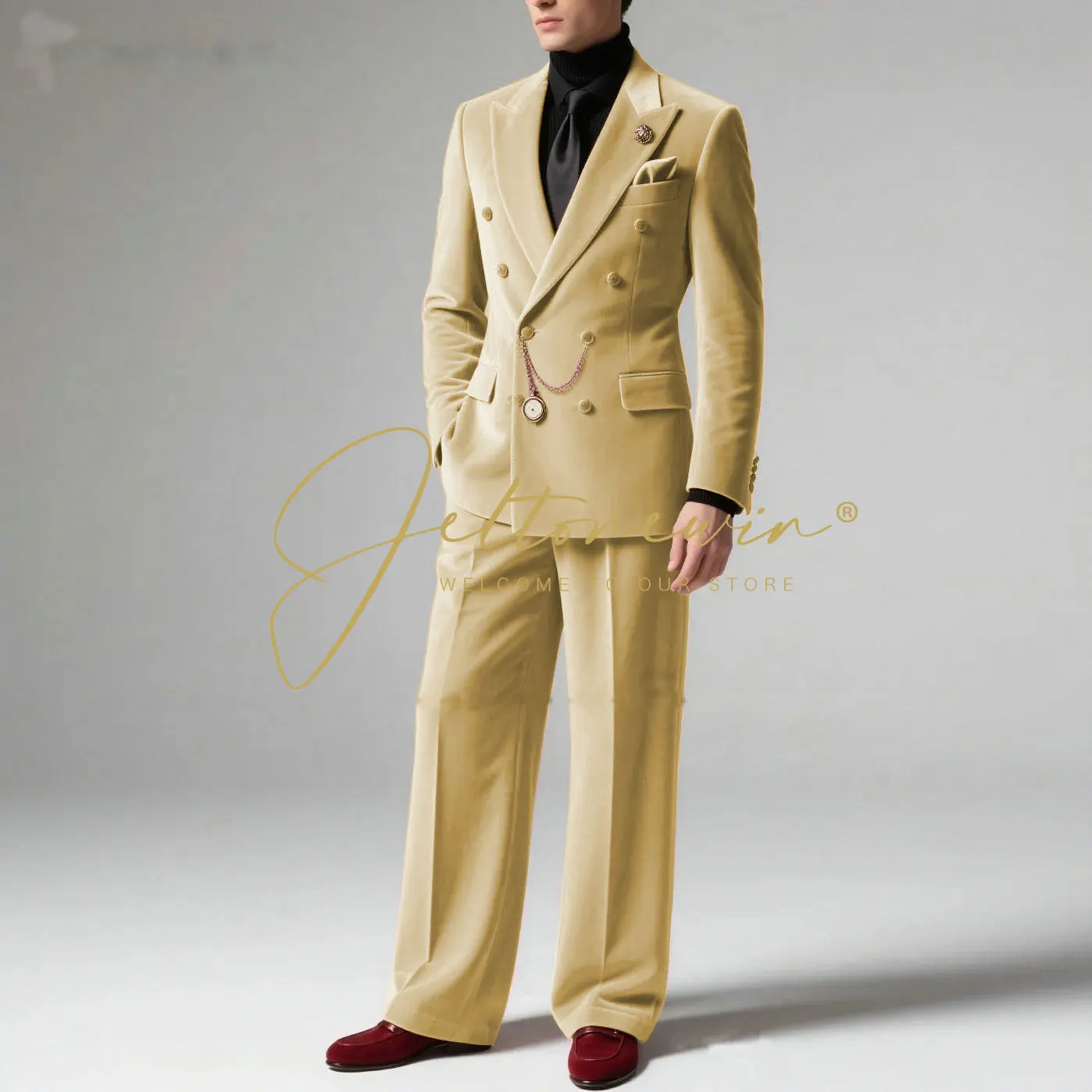 Thumbnail 2 - #30 Cheapest Mens Double Breasted Formal Suits Deals You Can Get