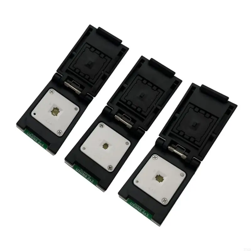 

770D High IC Test Socket Adapter, WSON8/QFN8/DFN8/USON8 to DIP8 Adapter Supports Multiple BGA Package Sizes