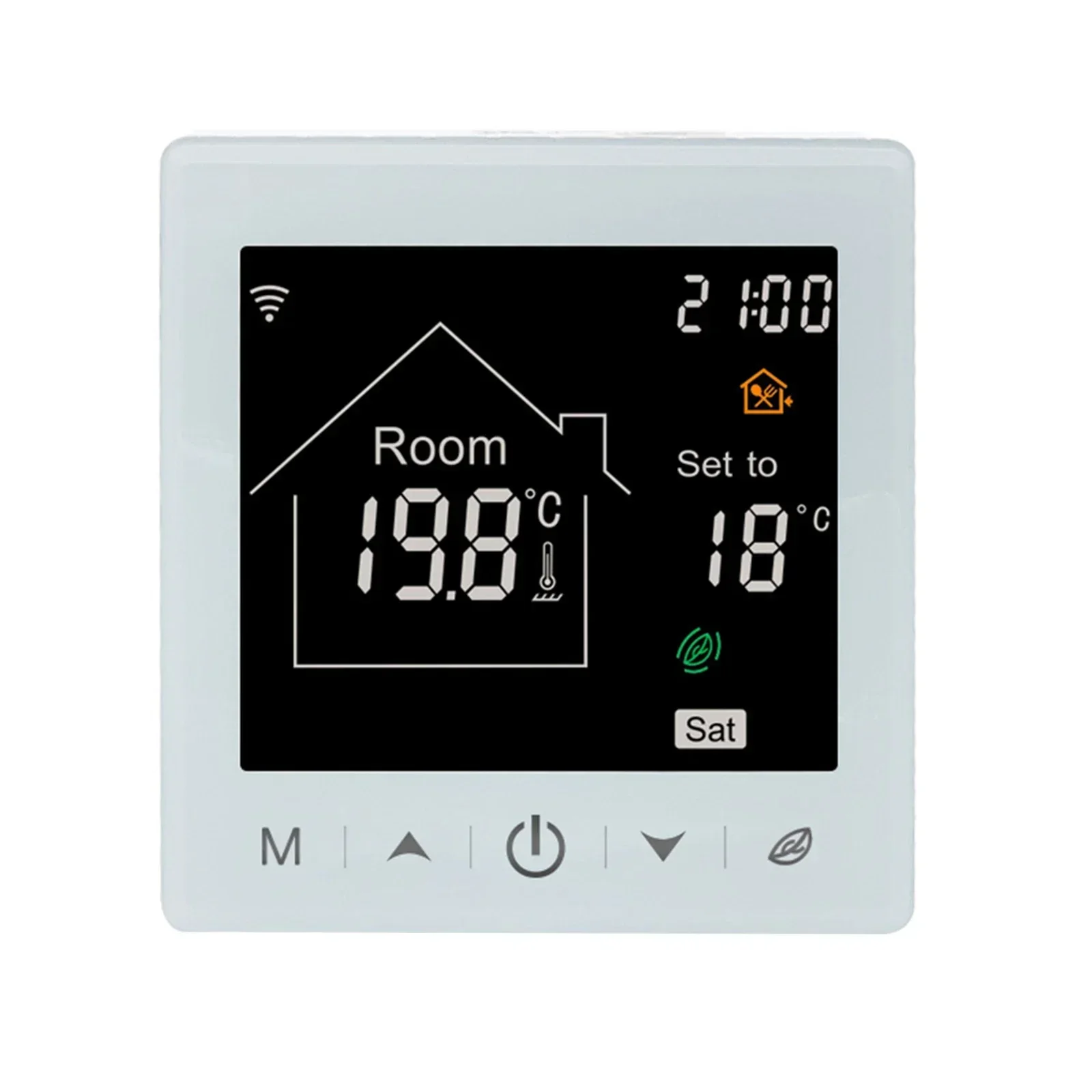 Termostato Digital, calefacción de suelo eléctrica, calefacción del hogar, modo temporal para el hogar inteligente, pronóstico del tiempo, Control por aplicación remota