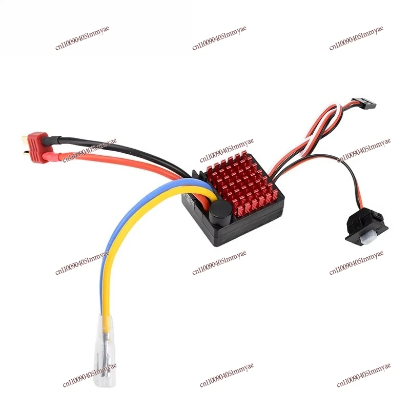 60A brushed ESC, electronic speed controller for 1/10 RC climbing car, crawler boat