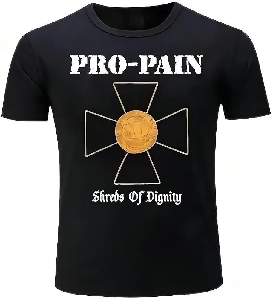 Pro Pain Shreds of Dignity T Shirt Bottle Green Olive All Fashion  High Quality 100%Cotton Short Sleeve