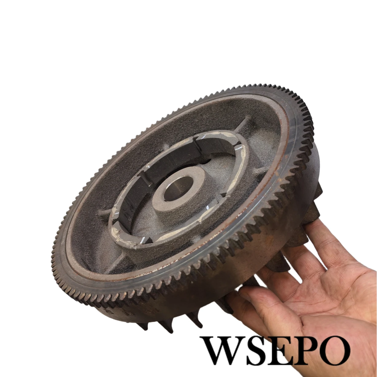 Top Quality! Electric Flywheel With Gear Ring and Inner Magnets For 192F 192FA 195F 12HP 14HP Air Cool 4 Stroke Diesel Engine