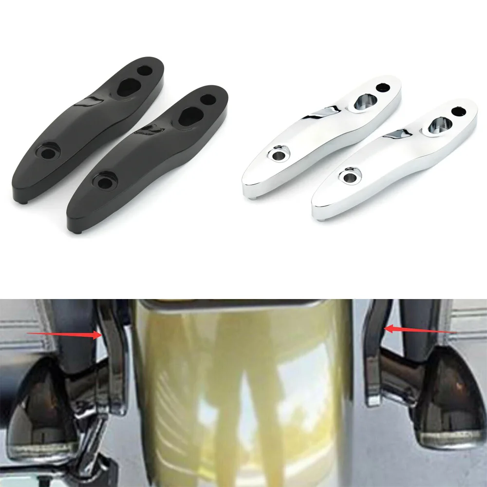 

plastic Motorcycle Rear Turn Signal Extension Bracket Relocation Kit For Harley Softail Slim Breakout Fat Boy FLFB FXBB FXBR