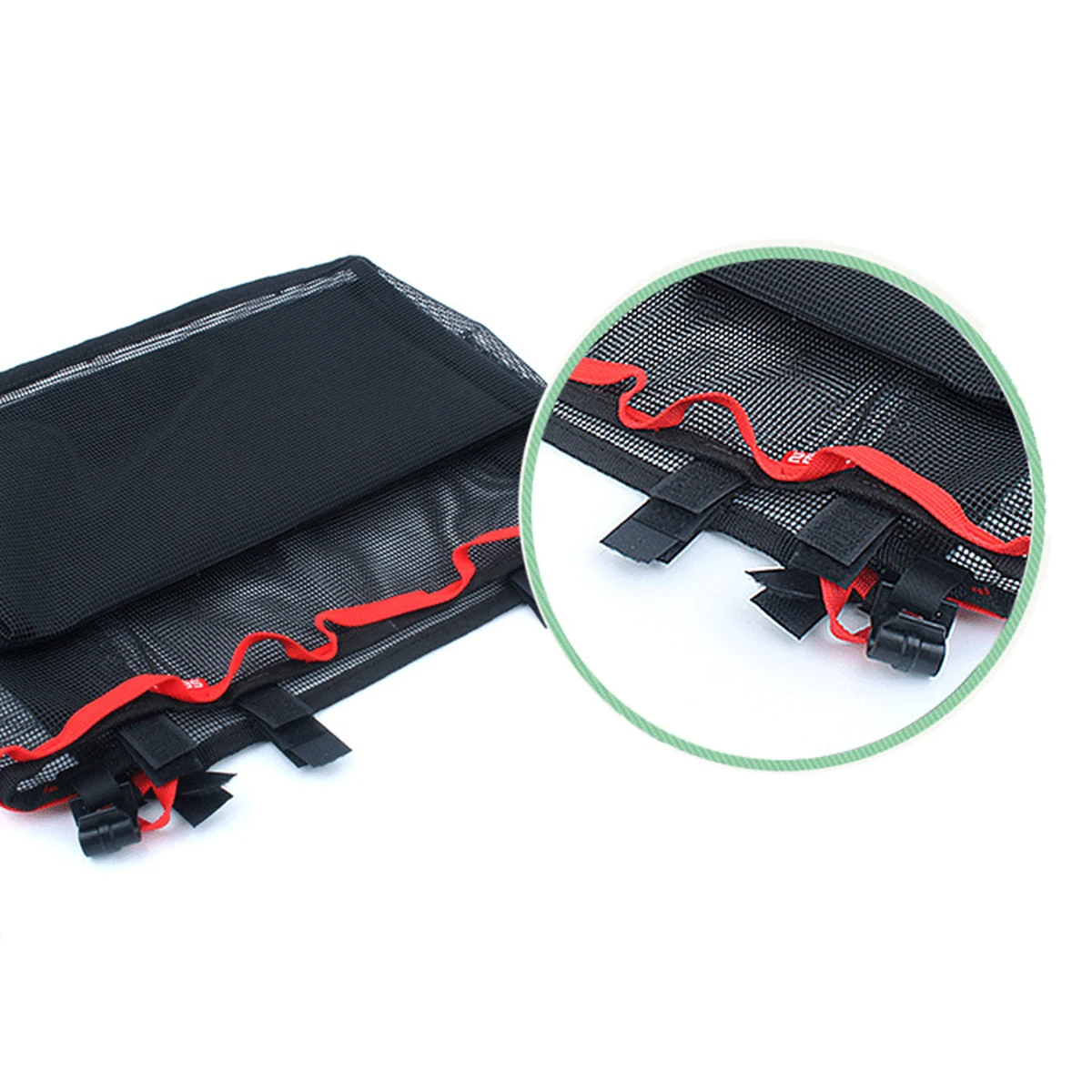 

Portable Storage Net Bag for Camping Picnic Kitchen Lightweight Mesh ganizer Wire Bracket PVC Board Hanging Design Size L