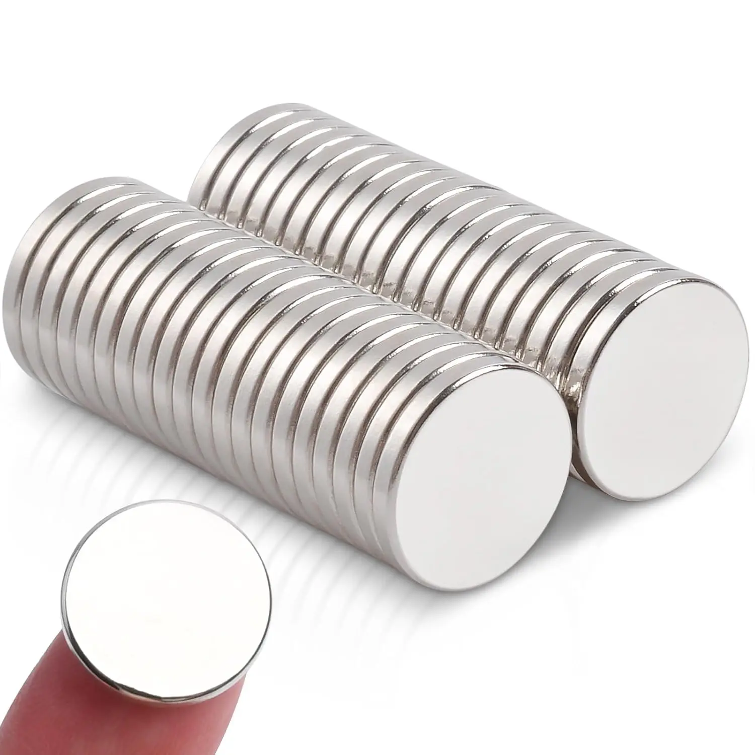 100 Pcs Mini Strong Magnets 8 × 1 mm Small Strong Magnets for Whiteboard, Extra Strong Mini Round Magnets for DIY Refrigerator
