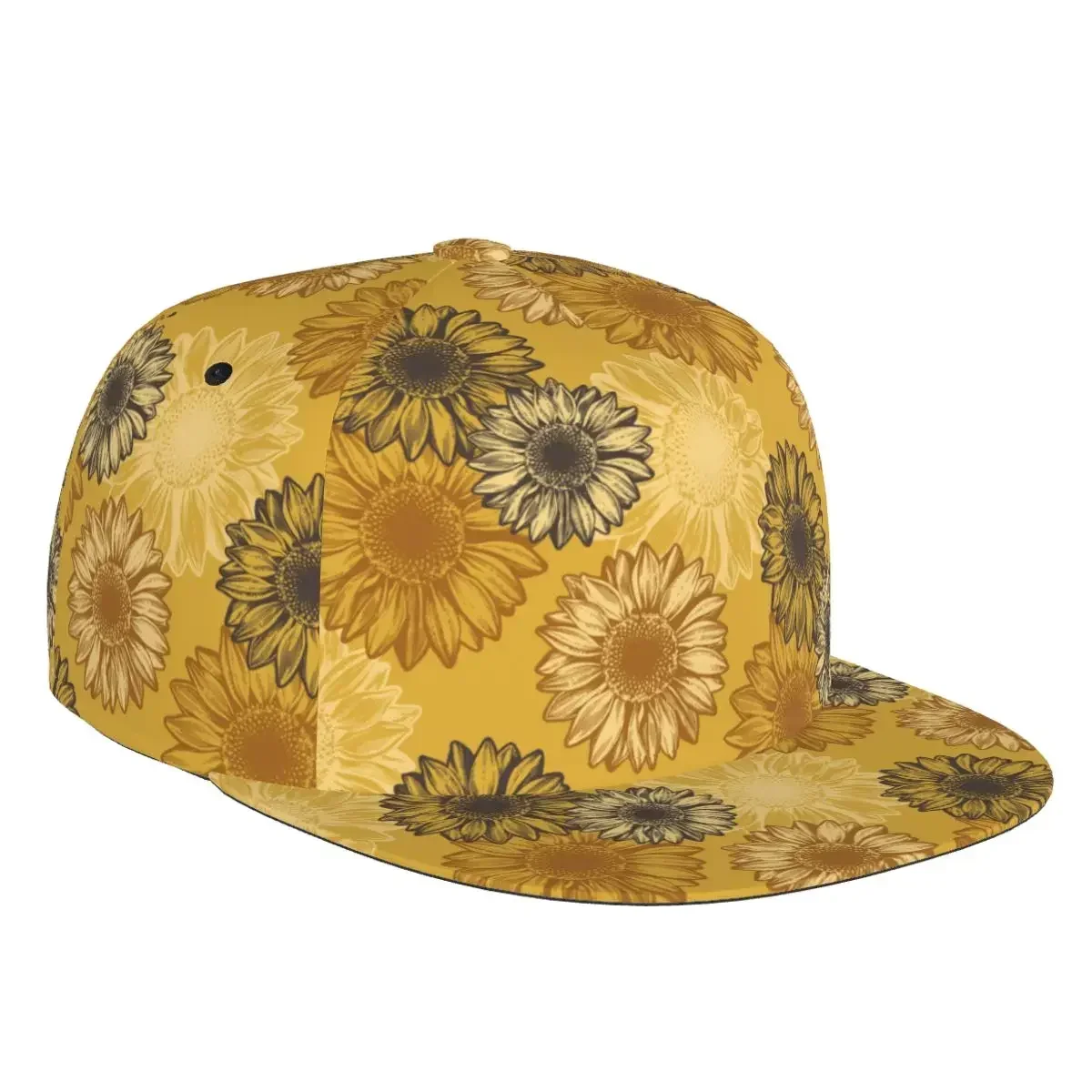 Sunflowers  Baseball Cap Casual Sun Hat Elegant Ethnic Style Fashion Stage Hip Hop Women Men