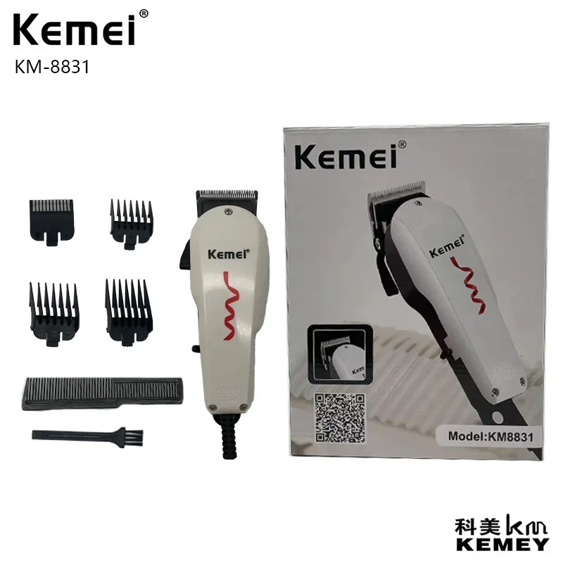 KEMEI-recortadora de KM-8831 para hombre, afeitadora multifuncional, barbearia, accesorios profesionales