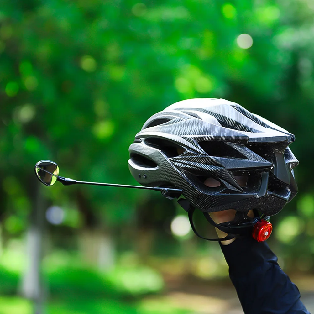 

Bike Rear Mirror Lightweight Sturdy Premium Material Adjustable Rotational Clear View Riding Mirror Supplies