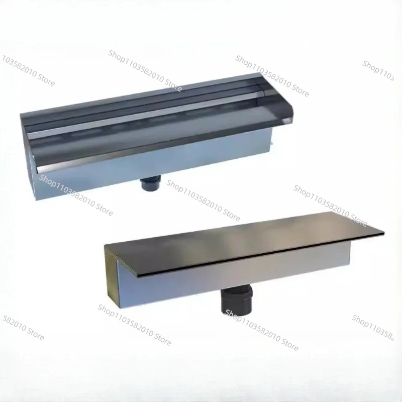 Stainless Steel Waterfall Outlet, Courtyard Water Curtain Wall for Landscape Rockery