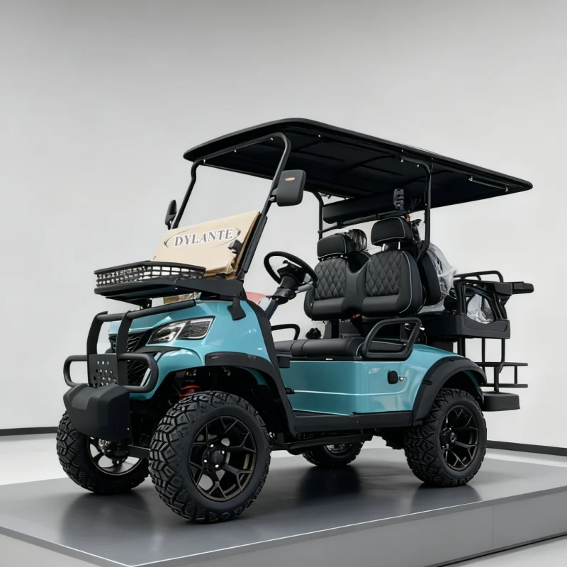 

Brand China Street Legal Golf Cart Off Road 4 Wheel Drive Golf Cart Utility Vehicle Lithium Battery Electric Golf Trolley