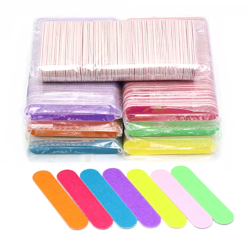 500/1000 Pcs Manicure File Wooden Professional Material Nail Sanding Buffers Block Polishing Product Nails Accessories and Tools