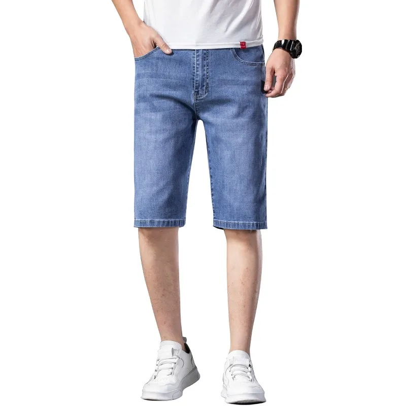 

2023 Summer Hot Light Thin Cotton Jeans Casual Straight Leg Eighteen Pants Youthful Vitali Sle Menswear Brand Clothing
