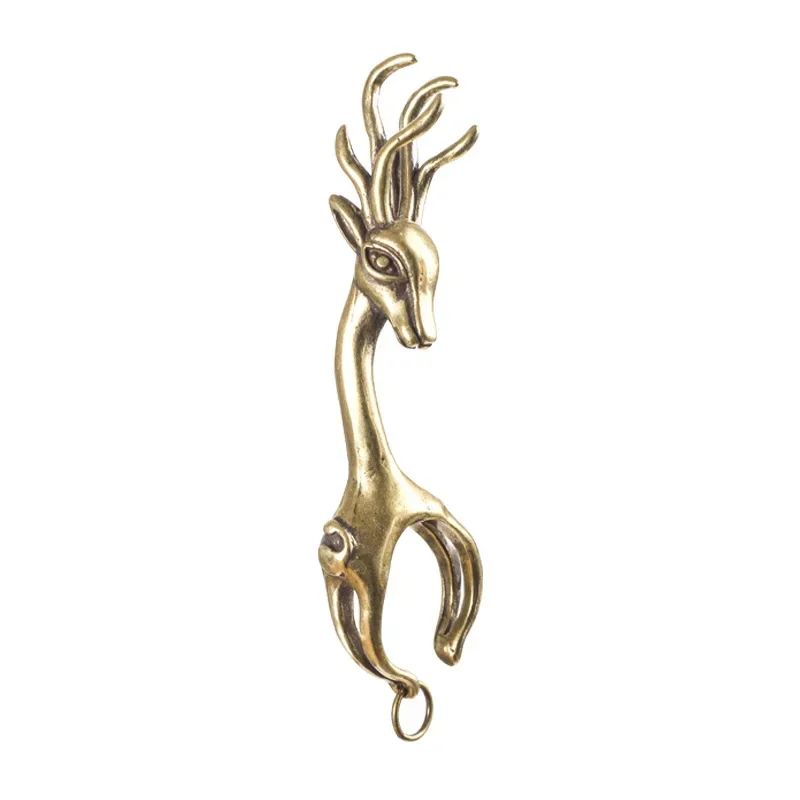 Retro Brass Cigarette Finger Clip Cigarette Holder Ring Rack Opening Adjustable Cigarettes Clip Rack Holder Ring Smoking Gifts