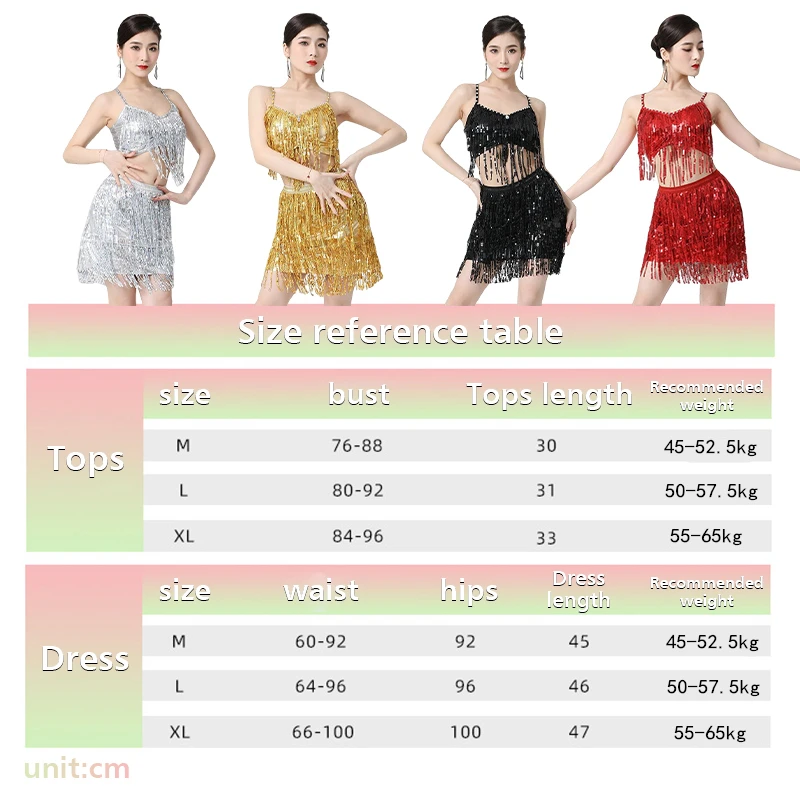 Shining Belly Dance Tops Dress Suit Set Outfit Stage Performance Costume Tassel Skirt Belly Dance Jazz Pole Dancing Costume