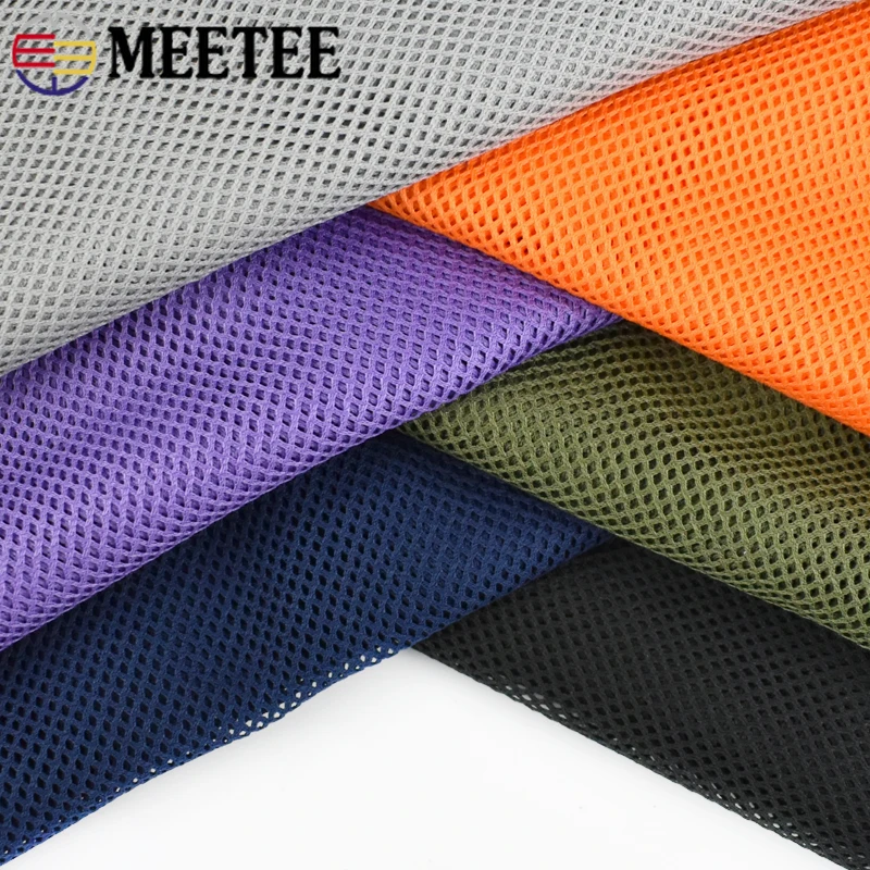 

100*155cm Color Mesh Cloth Breathable Fabric for Lining Net Sportwear Garment Bags Soft Yarn Nets Fabrics DIY Sewing Accessories