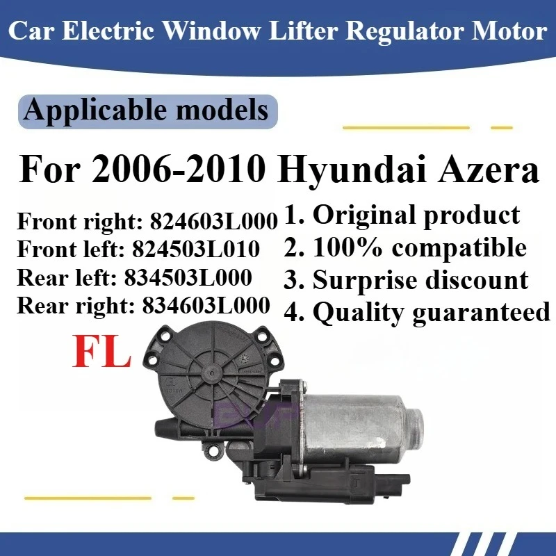 

For 2006-2010 Hyundai Azera Car Electric Window Lifter Regulator Motor High quality Original parts 824603L000 824503L010