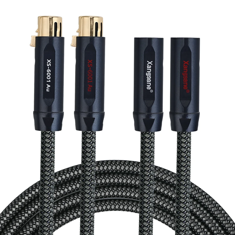 

1Pair Audiophiler XLR Balanced Cable for HiFi Audio System Amplifier CD DVD Microphone