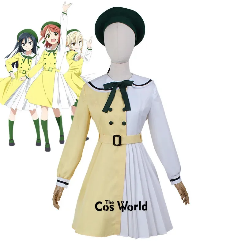 러브 라이브 니지가사키 미라이 하모니 우에하라 아유무 유키 세츠나 미야시타 아이 엠마 베르데 복장 애니메이션 맞춤 코스프레 의상