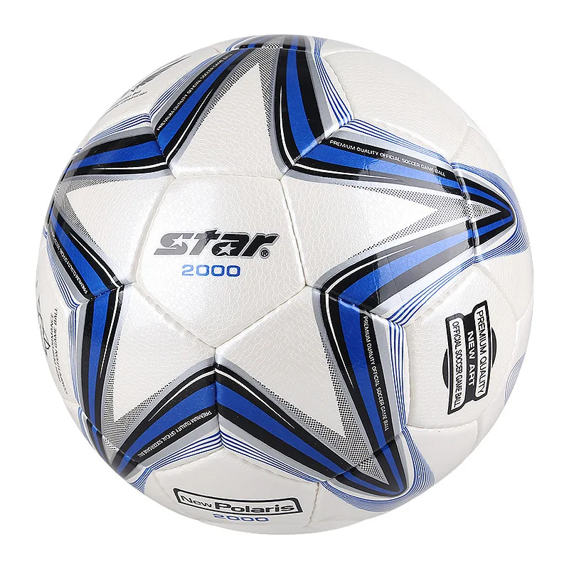 

PU Leather Football Balls for Men, Outdoor Match Training, Wear Resistant, SB225P, Soccer Ball Size 5, SB225, New Star 2000, Ori