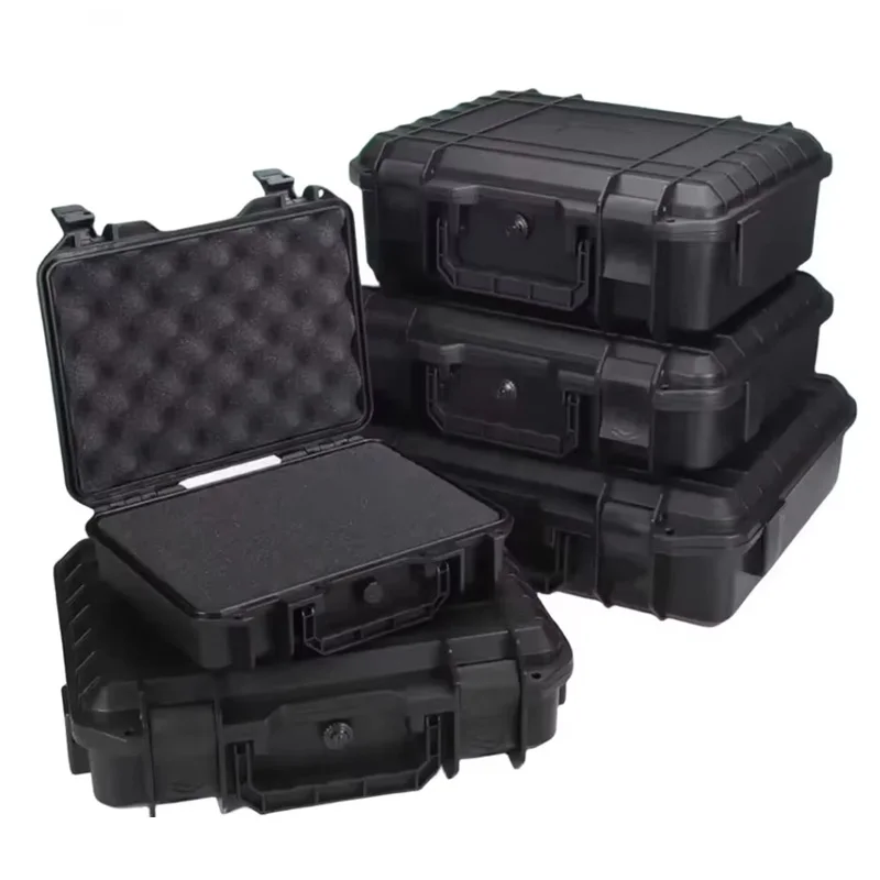 Hard Carry Case Bag Hardware Toolbox with Pre-Cut Sponge Storage PreCut Sponge Storage Box Safety Protector Tool Organizer