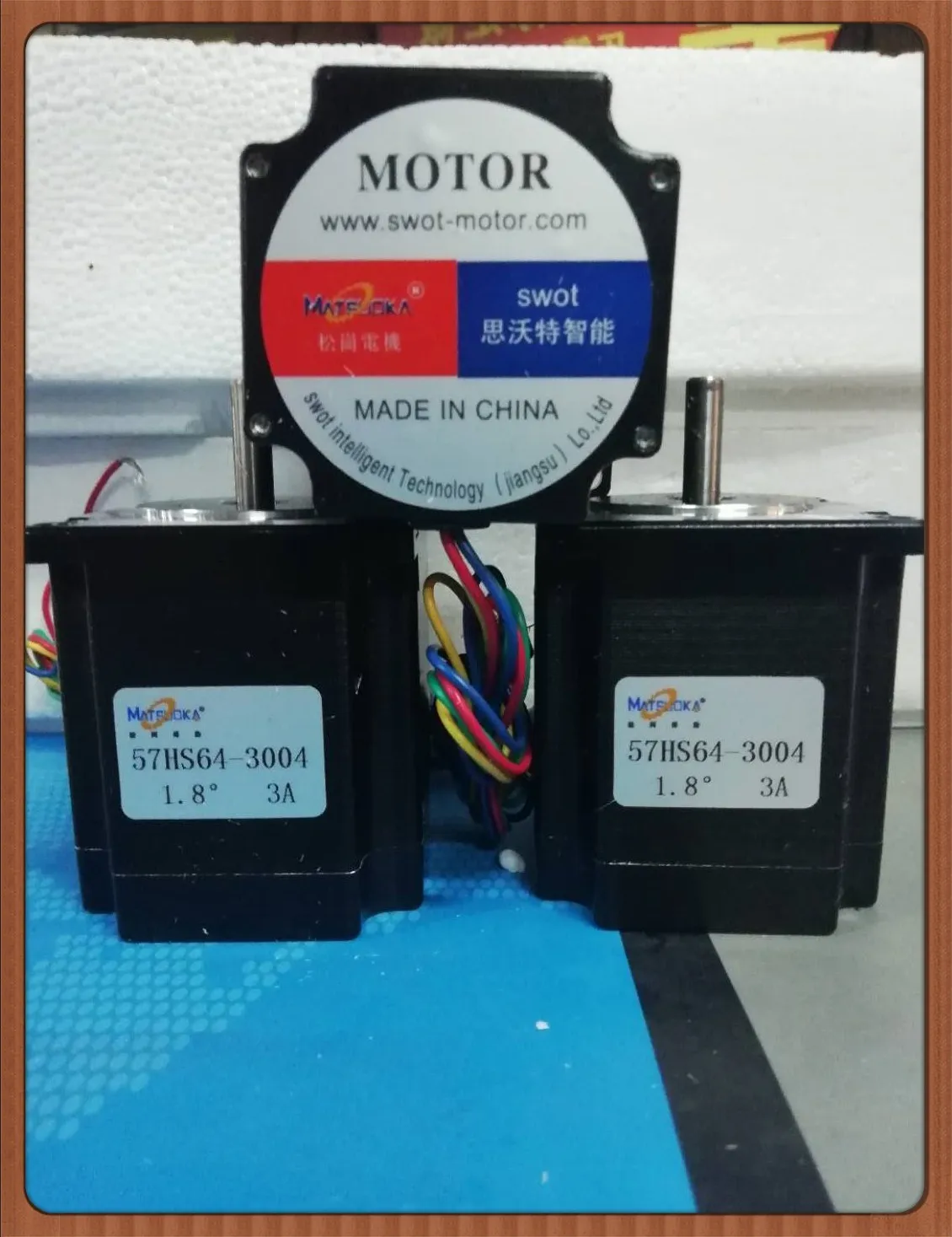 

Songgang motor 57 stepper motor hs64 57-3004 fuselage 64 trunnion 6.35 3 a 1.8 °