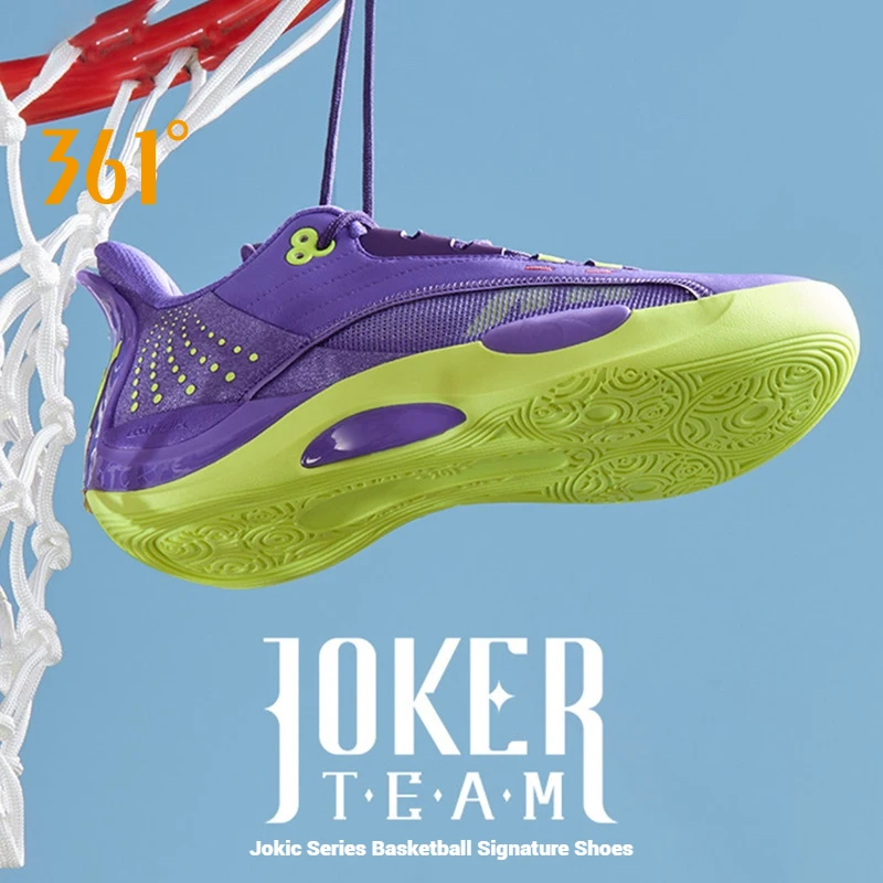 

Мужские баскетбольные кроссовки Team Joker 361 градусов CQT, противоскользящие, износостойкие, с высоким берцем, боевые мужские кроссовки 572511105