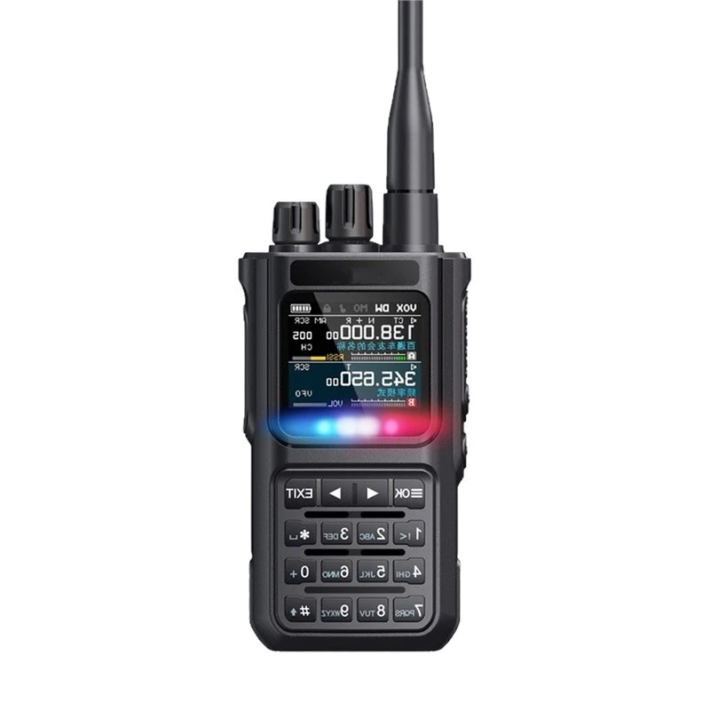 T31C-BT8000 Full Band Walkie Talkie 256 Channels Air Band Two-Way Radio USB-C Interface Aviation NOAA Marine Amateur Ham Radio