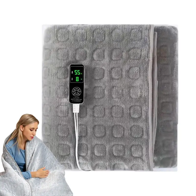 

Smart Electric Blanket Portable Hand Warmer Electric Blanket Throw Adjustable Heat Settings Soft & Luxurious Material For Home