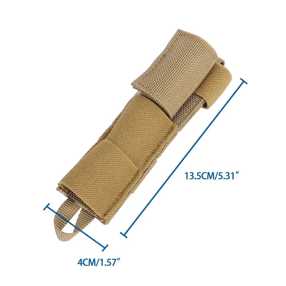 Porta walkie talkie táctico MOLLE con cable reubicador de antena