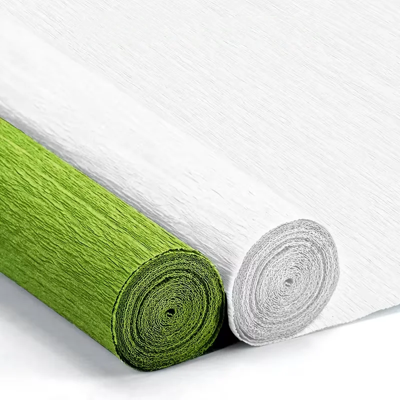 Juego de Papel Crepé Grueso, Hojas de Papel Crepé para Hacer Flores, Papel Crepé para el Día de San Valentín