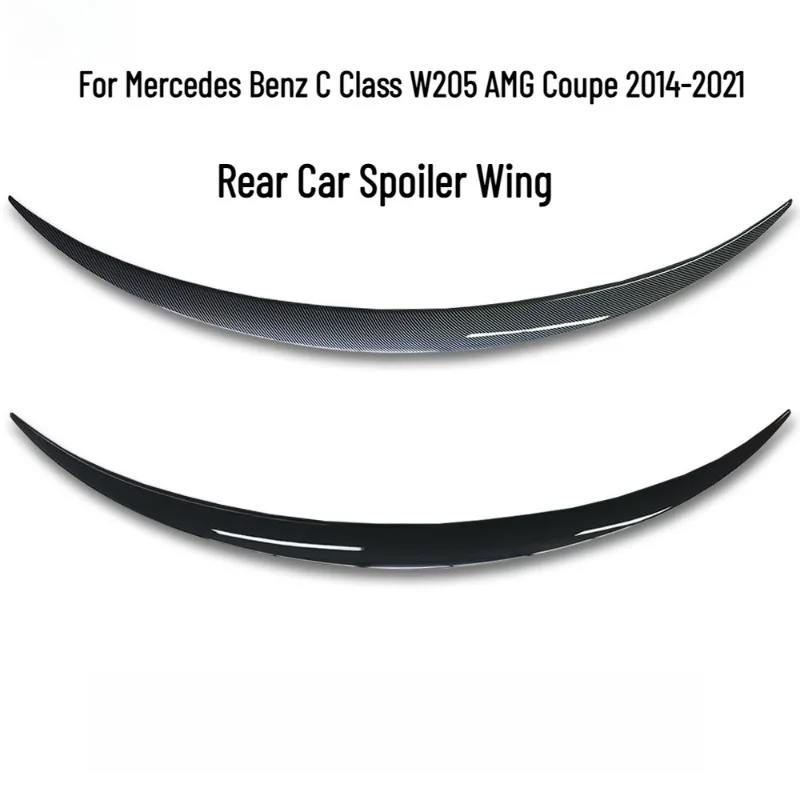 

For Mercedes Benz C Class W205 AMG Coupe 2014-2021 Rear Car Spoiler Wing Trunk Splitter Lip Rear Spoiler Auto Parts