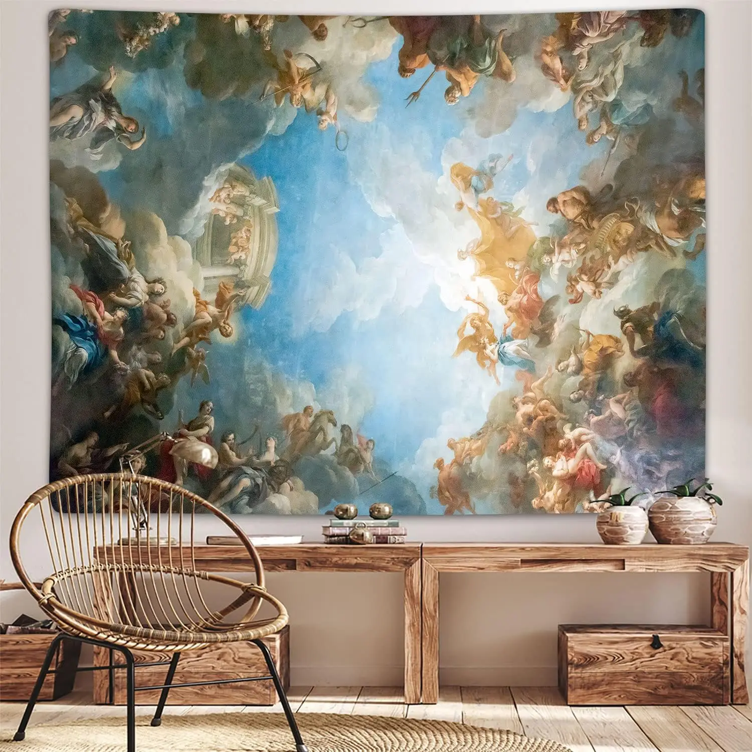 

Vintage Greek Mythology Painting Art Ceiling Tapestries Wall Hanging for Bedroom College Dorm Living Room Office Decor
