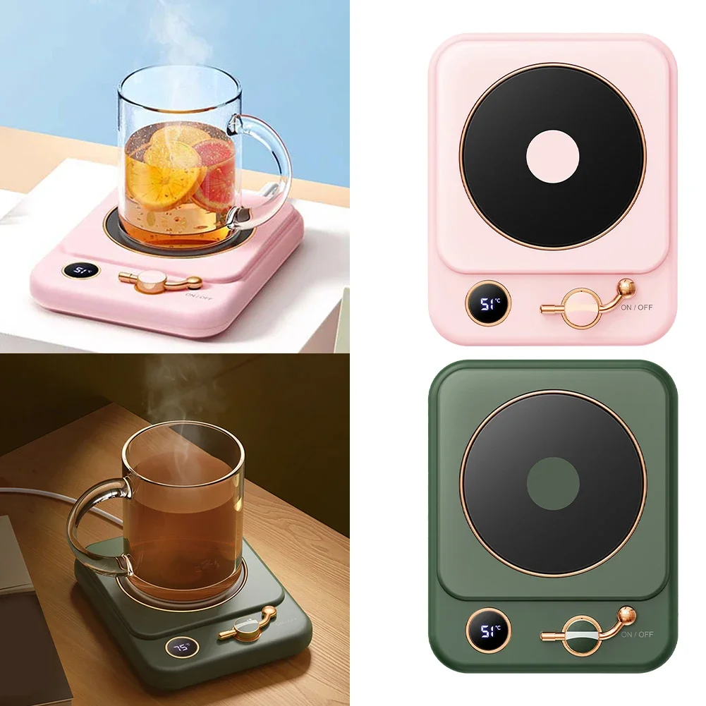 

USB Compatible Thermostatic Coaster Maintain Perfect Temperature for Hot Milk with Automatic Control and 3 Settings