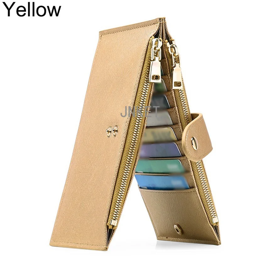 Fashion RFID Women's PU Leather Wallet Multifunction Card Holder Clutch Wallet Coins Purse Billfold