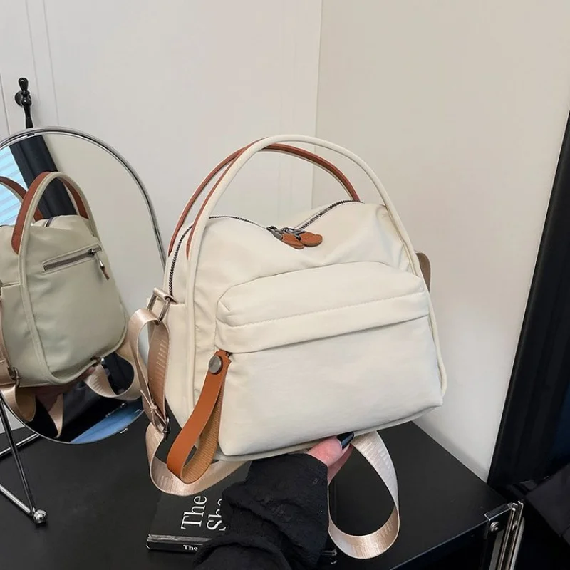 

Women's Elegant Leather Shoulder Bag From Luxury Brand Featuring Casual Vintage Look And Famous Designer Logo​