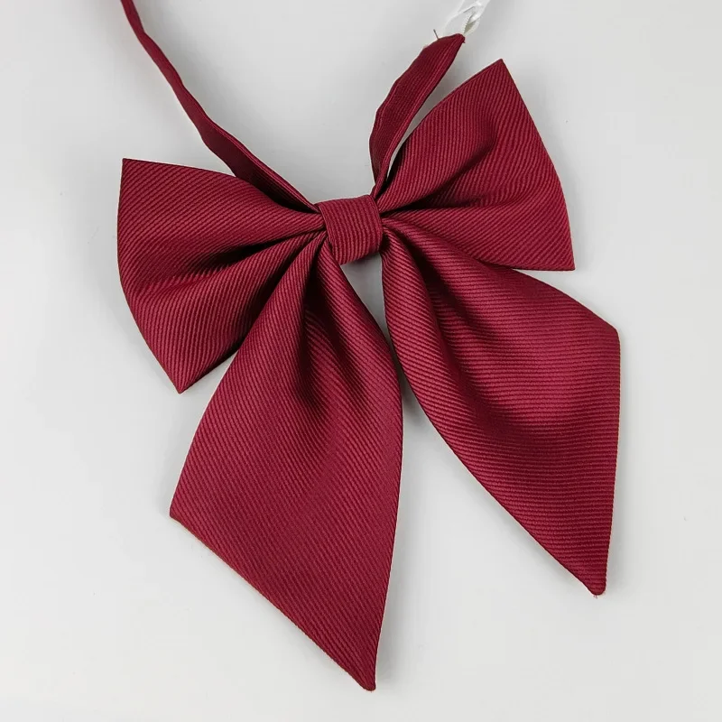 Lady Girl solid Bowtie Casual Bow tie For Women Uniform Collar Butterf Bowknot Adult Check Bow Ties Cravats Girls Bowties