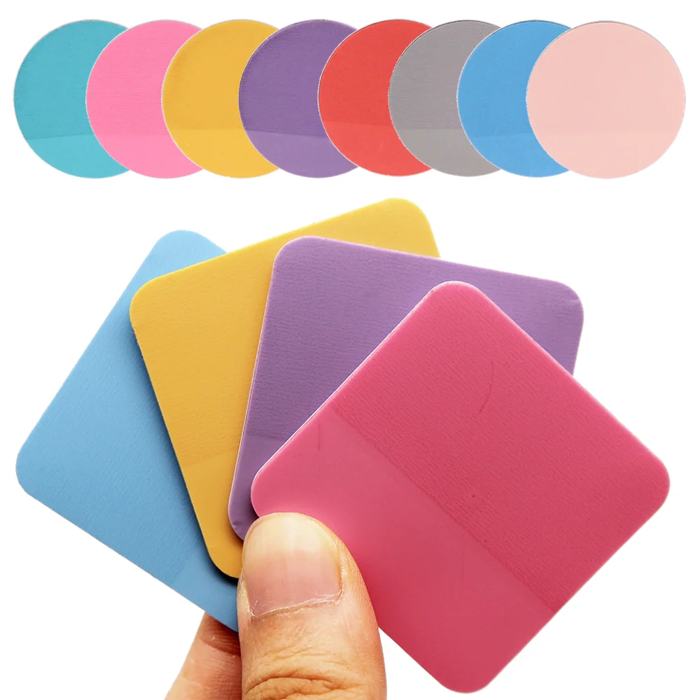 80/160 Sheets CircleTransparent Sticky Note Memo Pad Scrapes Stickers Waterproof Clear Notepad School Stationery Office Supplies