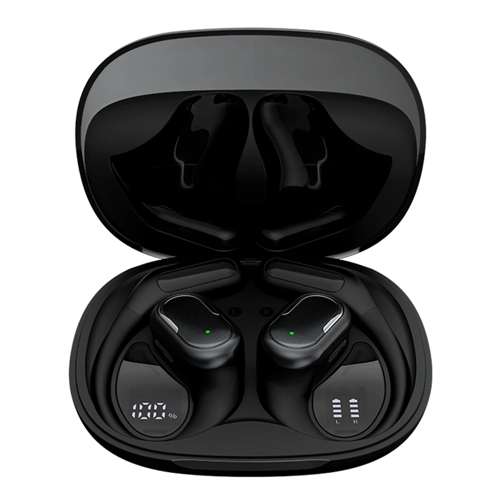 

Беспроводные наушники с открытым ухом OWS HiFi стерео бас спортивные открытые Bluetooth наушники с микрофоном шумоподавление вызова IPX7 водонепроницаемые