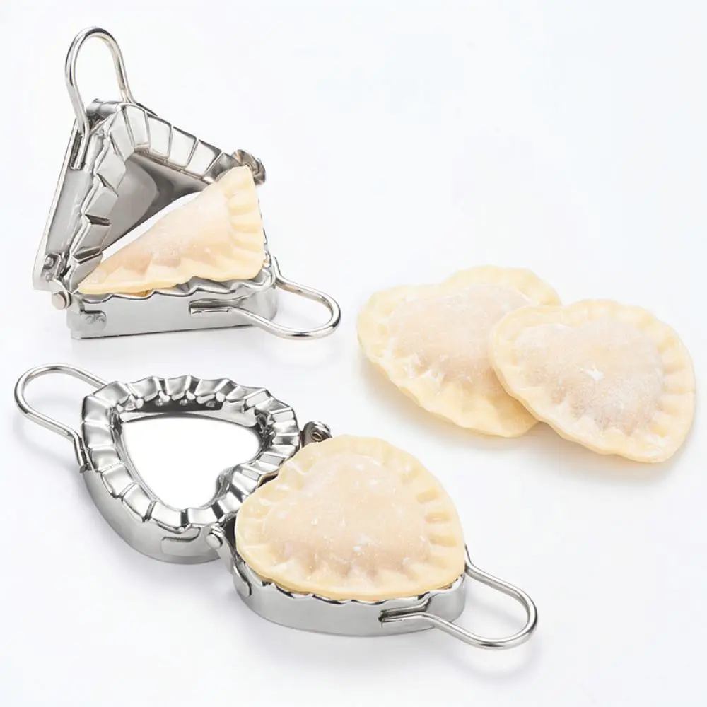 Creative Heart Dumpling Maker 304 Stainless Steel Kitchen Tool Ravioli Press Pastry Wrapper Dough Baking Mold