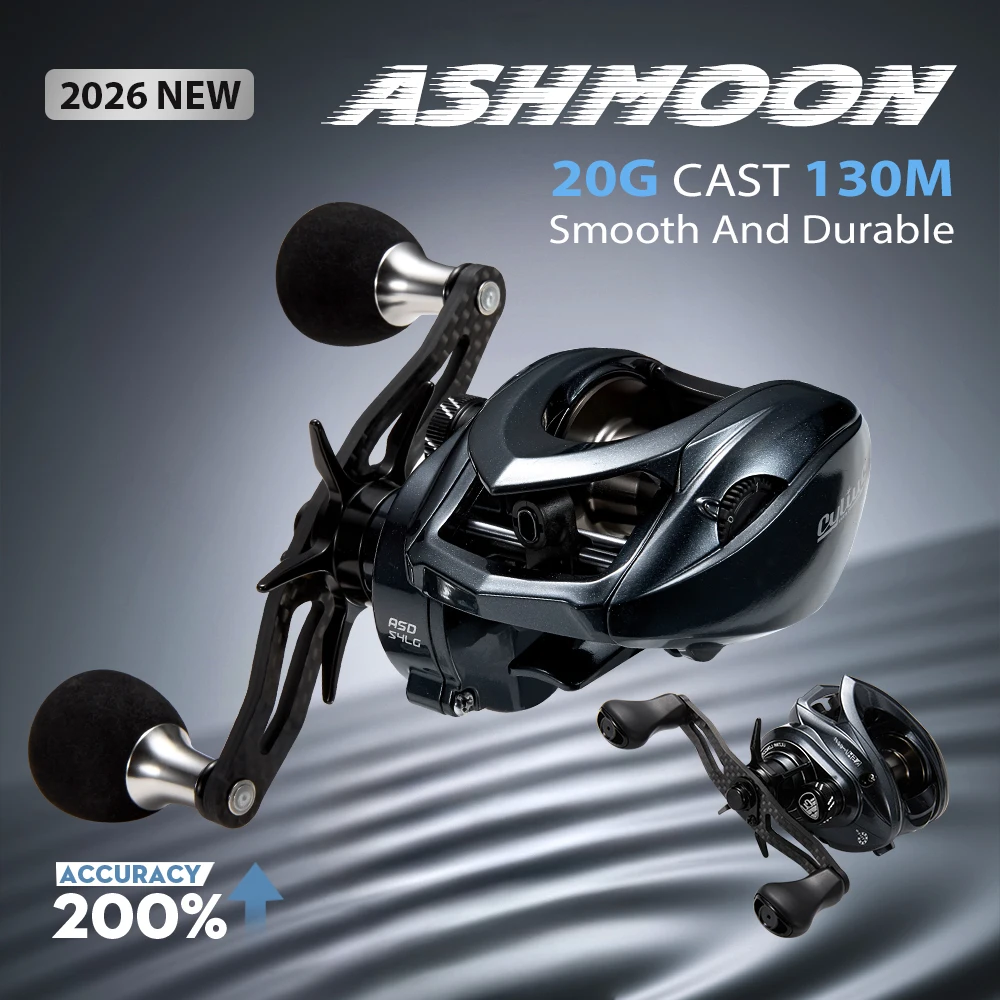 サイリウス・アッシュムーン トータル13BB トゥルーサルトウォータープルーフ合金製ベイトキャスティングリール 6kgドラグパワー BFSリール ロングキャスト パイク・バス釣り用リール